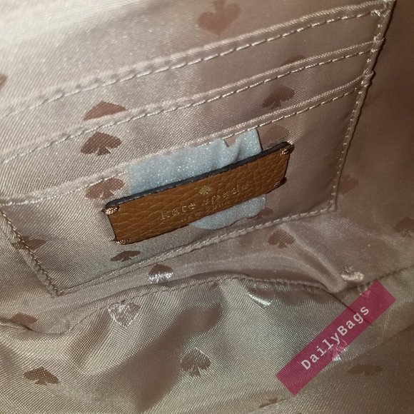 NWT KATE SPADE 100% AUTHENTIC LEILA BELT FANNY PACK BAG GINGER BROWN WKR00306 - Picture 8 of 8